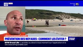 Rudolph Giolet, président de la SNSM à Calais, explique que les "bâches" sont le principal danger sur les plages du littoral