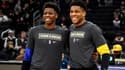 Kostas et Giannis Antetokounmpo