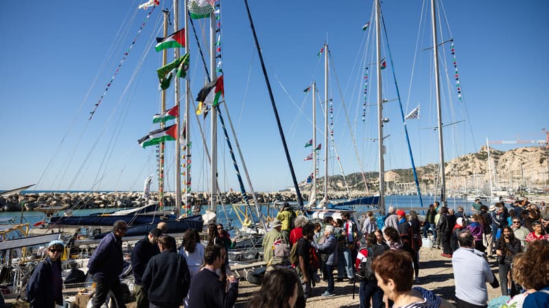 "Gaza, Marseille est avec toi!": une vingtaine de bateaux français quittent Marseille pour rejoindre une nouvelle "flottille"