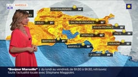 Météo Bouches-du-Rhône: beau temps et températures élevées ce samedi, 35°C à Aix-en-Provence