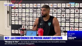 Top 14: le joueur du RCT Swan Rebbadj s'exprime avant la rencontre contre Castres