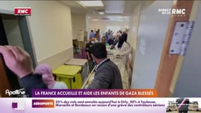La France accueille et aide les enfants de Gaza blessés