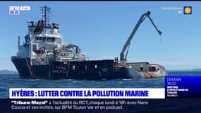 Var: un exercice anti-pollution mené au large de Hyères