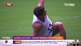 Mondial de rugby: Dupont reprend l'entraînement