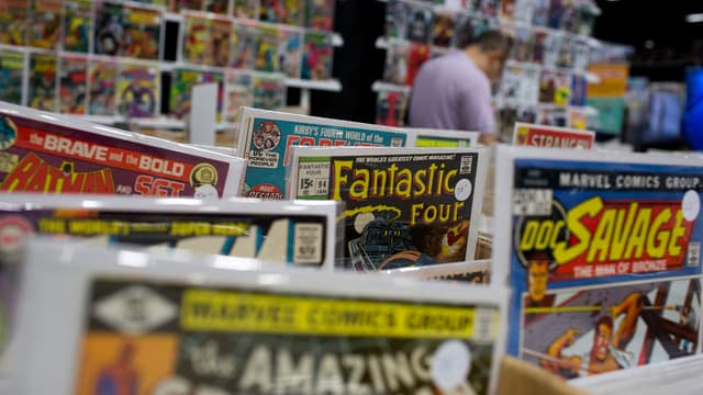 Les vieilles éditions originales de Comics américains s'échangent à prix d'or.