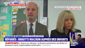 Le nombre d'enfants réfugiés ukrainiens à scolariser en France s'élève à 787, annonce Jean-Michel Blanquer