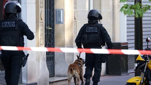 Le forcené arrêté ce mercredi par les hommes du Raid devant le 66 rue Aristide-Briand à Levallois-Perret