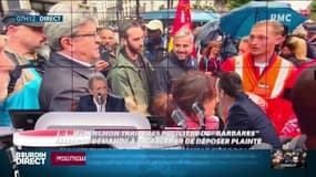 Mélenchon traite les policiers de barbares: "On a l'impression qu'il est perdu ce monsieur"