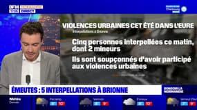 Émeutes dans l'Eure: cinq personnes dont deux mineurs interpellées à Brionne