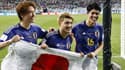Les Japonais célèbrent leur qualification pour les huitièmes du Mondial 2022