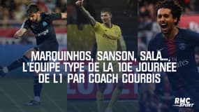 Marquinhos, Sanson, Sala... L'équipe type de la 10e journée de L1 par Coach Courbis