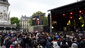 Un concert contre le FN était donné jeudi 4 mai sur la place de la République, à Paris.