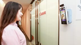 Les bureaux de Canon sont équipés d'un système de reconnaissance de sourire.