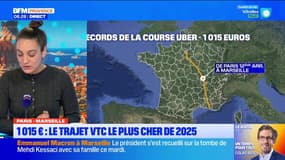 Paris - Marseille. 1 015 € : le trajet VTC le plus cher de 2025 