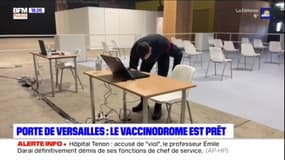 Covid-19 à Paris: le vaccinodrome de la prote de Versailles rouvre