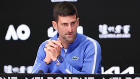Novak Djokovic, à Melbourne le 26 janvier 2024