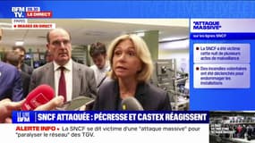 Réseaux TGV paralysés: Valérie Pécresse condamne une "attaque coordonnée"