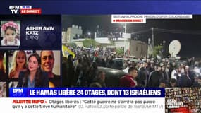 Libération d'otages du Hamas: "On ressent tous une très grande émotion", affirme Anne-Sophie Sebban-Bécache (directrice de l’American Jewish Committee Paris)