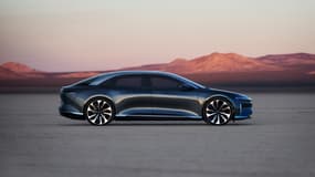 La voiture électrique de Lucid Motors pourrait offrir une autonomie de plus de 800 kilomètres. 