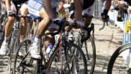 Le coureur de la Quick Step Sylvain Chavanel sur le dernier Tour des Flandres.