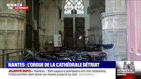 Nantes: les premières images de l'intérieur de la cathédrale 