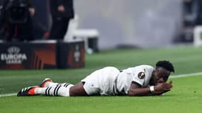 Arnaud Kalimuendo lors de Milan-Rennes, le 15 février 2024.