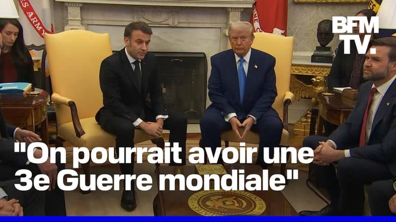 Guerre en Ukraine: Emmanuel Macron reçu par Donald Trump dans le bureau ovale