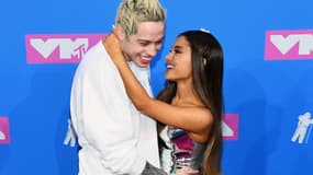 Pete Davidson et Ariana Grande le 20 août 2018