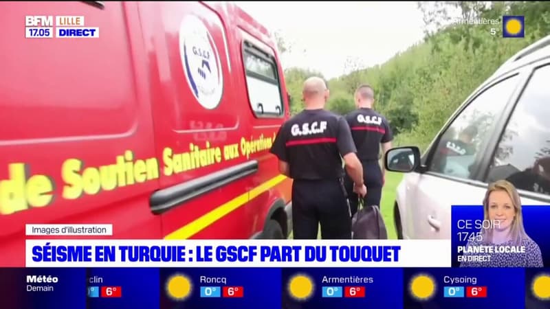 Les pompiers humanitaires décollent ce lundi soir de l'aéroport du Touquet pour venir en aide à la population après le séisme en Turquie
