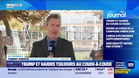 Trump et Harris toujours au coude-à-coude