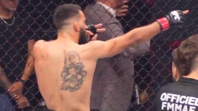 Benoît Saint Denis lors de l'UFC Paris, le 6 septembre 2025