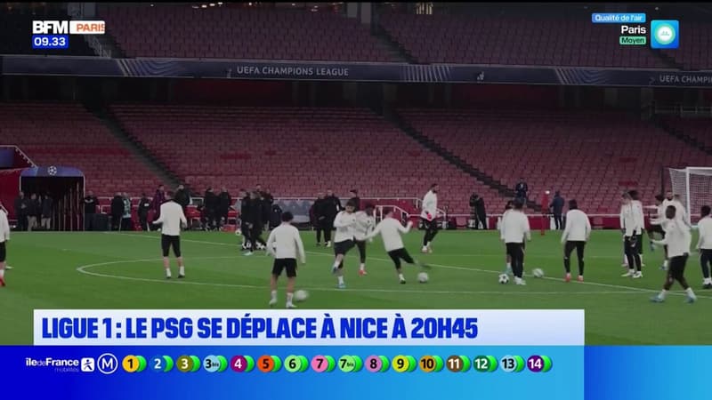 Ligue 1: le PSG souhaite rebondir face à Nice après sa défaite à Arsenal