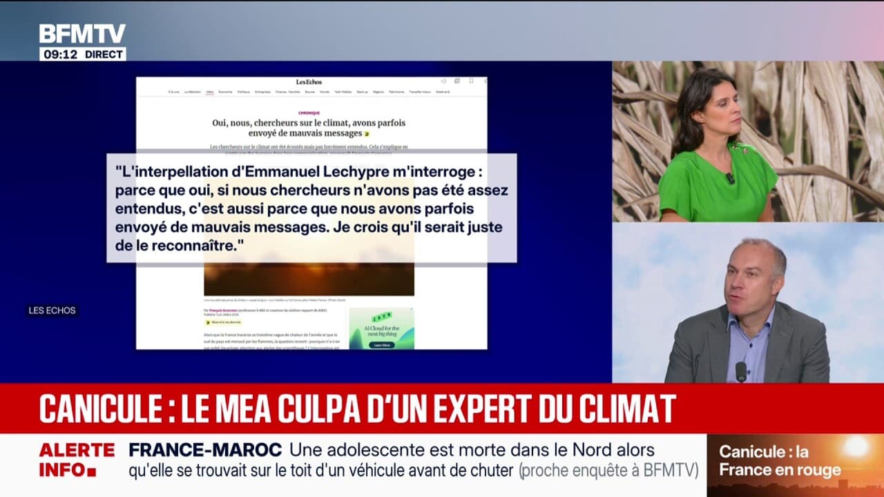 Sıcak Hava Dalgası: IPCC Üyesi François Gemenne, Fransa'nın Uyum Eksikliği İçin Özeleştiri Yaptı