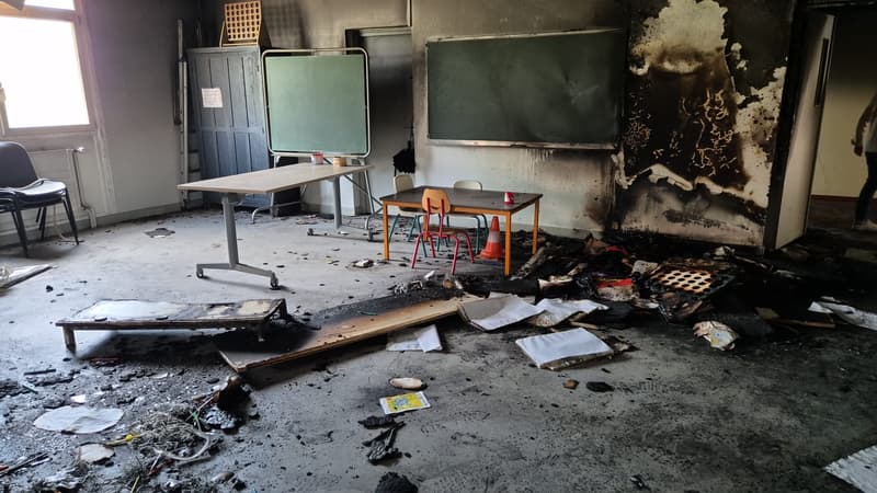 Incendie volontaire d'une école à Meyzieu: le désarroi des enfants et des parents d'élèves