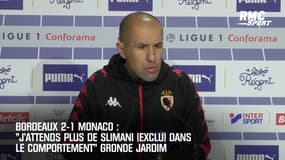 Bordeaux 2-1 Monaco : "J'attends plus de Slimani (exclu) dans le comportement" gronde Jardim