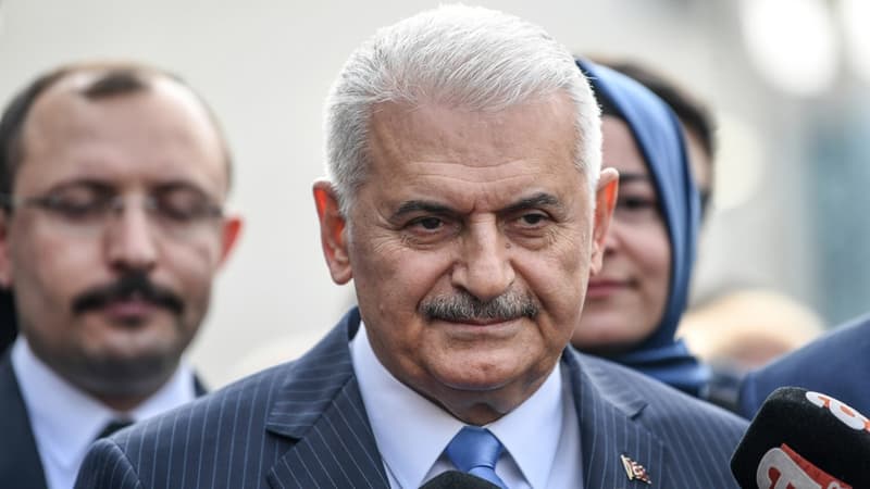 Le candidat Binali Yildirim -