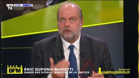 Éric Dupond-Moretti: Bernard Tapie "est un homme qui, face à la maladie, a été d'une remarquable dignité"