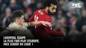 Liverpool équipe la plus fair-play d'Europe, Nice leader en Ligue 1