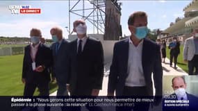 Jean Castex est arrivé à l'université d'été du Medef