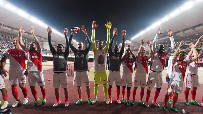 Les joueurs de Monaco ont déjà fêté leur huitième titre en Ligue 1, qui aura vraiment du mal à leur échapper.
