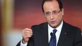 Frabçois Hollande a confirmé, mardi 19 février, que le taux de croissance pour 2013 n'atteindrait pas les 0,8%.