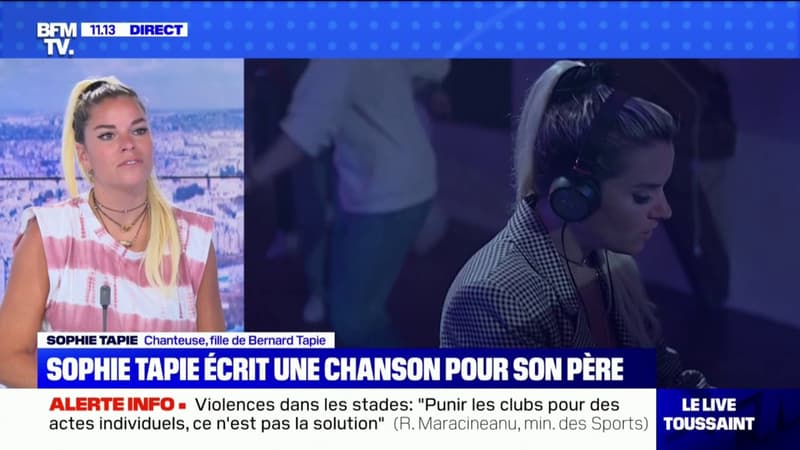"J'avais tellement peur de regretter de ne pas le faire": Sophie Tapie consacre une chanson à son père