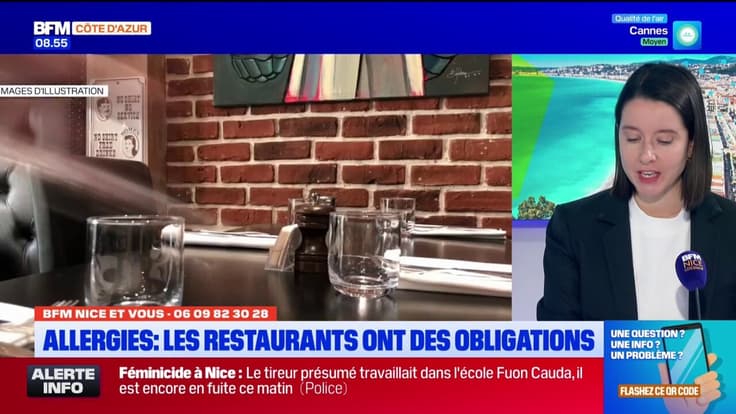 BFM Nice et vous avec Margaux Sansano  - Allergies, les restaurants ont des obligations 
