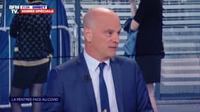 Jean-Michel Blanquer: si un enfant est placé en quatorzaine "c'est le droit commun qui s'applique avec la possibilité de rester chez soi" pour le parent