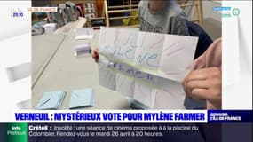 Yvelines: depuis 2017, un habitant anonyme de Verneuil-sur-Seine vote à chaque scrutin pour... "Mylène Farmer"