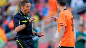 Stéphane Lannoy lors de Pays-Bas - Danemark au Mondial 2010
