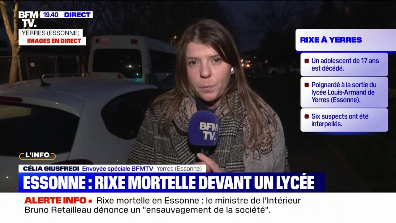 Une Rixe Rixe mortelle dans l'Essonne: un important dispositif de sécurité ...