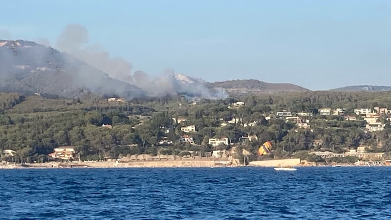 Un incendie s'est déclaré dans le quartier de la Piole à Sanary mardi 16 août au soir.