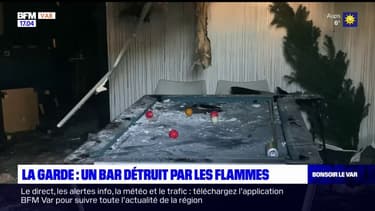 La Garde: un bar détruit par les flammes