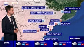 Météo Côte d’Azur: un jeudi très nuageux, 13°C à Tende et 15°C à Nice